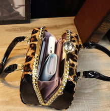 Load image into Gallery viewer, Vintage Elegant Handbag - Dazzling Rhinestone Embellishment