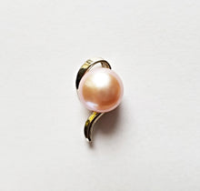 将图片加载到图库查看器,HAPPY000064 PP   9mm Freshwater Pearl Pendant (Purple and pink colors)