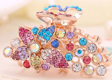 将图片加载到图库查看器,HAPPY000003 HC - F   7.5cm Flower Shape Claw Hair Clip (Blue, pink, multiple, and white colors)