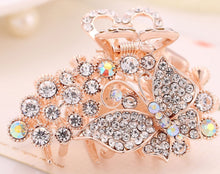 将图片加载到图库查看器,HAPPY000004 HC - B   7.5cm Butterfly Shape Claw Hair Clip (Multiple, pink, and white colors)