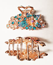 将图片加载到图库查看器,HAPPY000003 HC - F   7.5cm Flower Shape Claw Hair Clip (Blue, pink, multiple, and white colors)