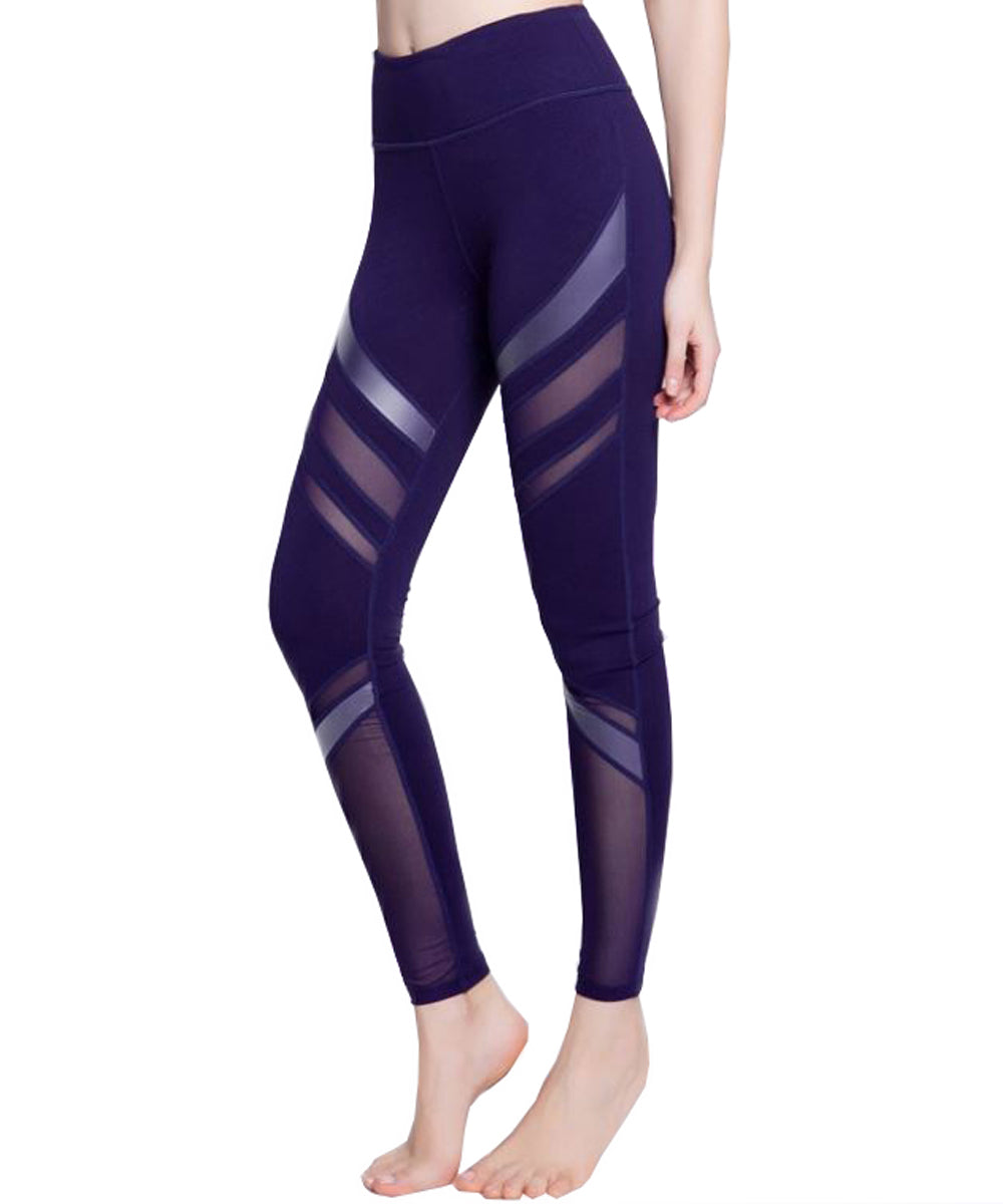 HAPPY- 000003 - P   Women Legging Yoga Pants (Dark Blue) (S, M, L)