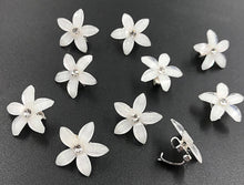 将图片加载到图库查看器，HAPPY00000 14 SC - F   2X2cm  Flower Shape Small Clip (Pink, purple, and white colors) (1X5) per bag