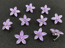 将图片加载到图库查看器，HAPPY00000 14 SC - F   2X2cm  Flower Shape Small Clip (Pink, purple, and white colors) (1X5) per bag