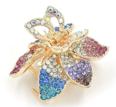 HAPPY000008 HC - B   Midium Butterfly Hair claw  3.7 X 3.7 CM