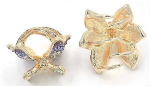 HAPPY000008 HC - B   Midium Butterfly Hair claw  3.7 X 3.7 CM