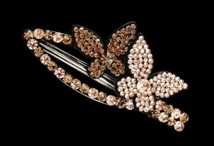 HAPPY00000 33 SC - B   Butterfly Hairpin Side Clip 7.4 X 3.4 cm