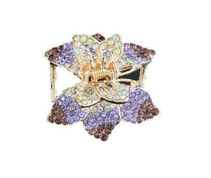 HAPPY000008 HC - B   Midium Butterfly Hair claw  3.7 X 3.7 CM